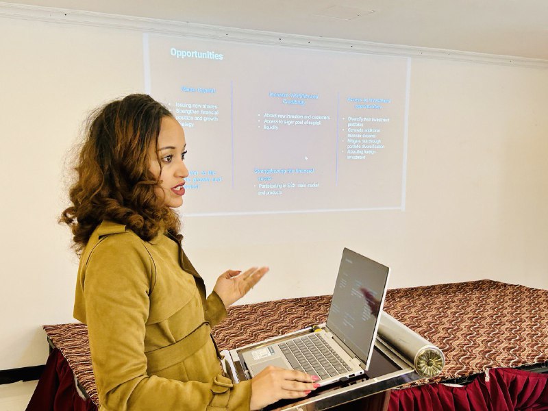 ESX joined by ECMA conducting an awareness creation session on the capital market for Gadaa Bank.